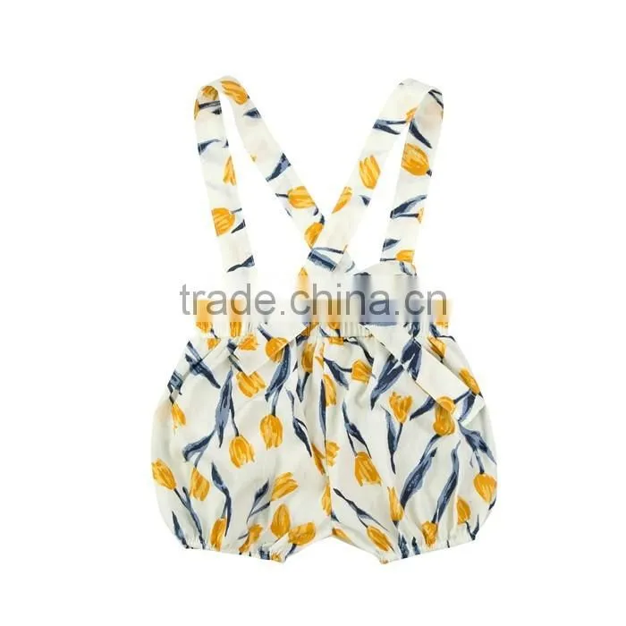 New born baby clothing,sweet style baby suspendex,shirt and headband.
