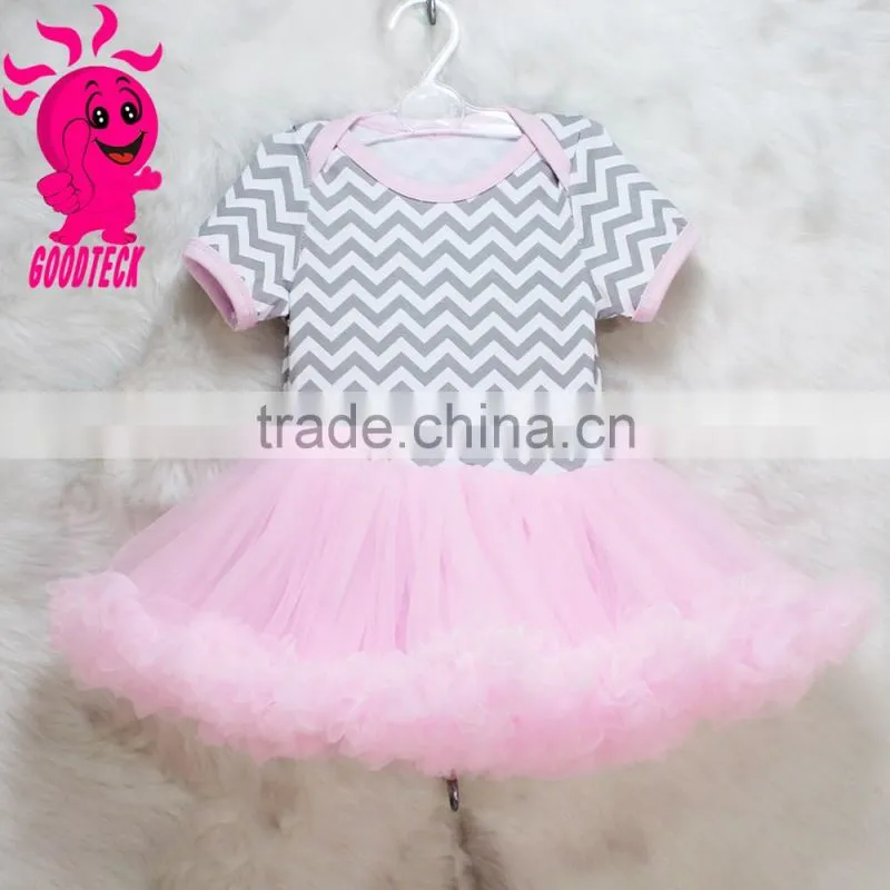 latest fashion comfortable strated fluffy chiffon Baby pettiskirt tutu