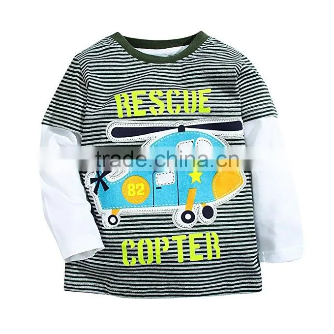 European Kids Fall Boutique Clothing fabric embroidery Cotton Sport Boys Suits for baby wear