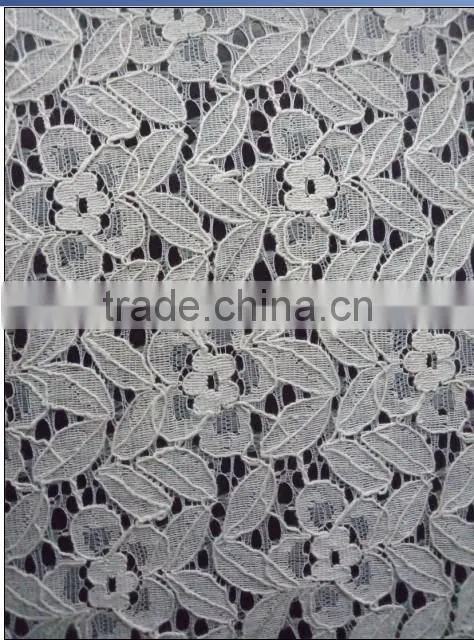 R&H High Quality Fashion Decorative best design Cotton Lace royal blue saree laces