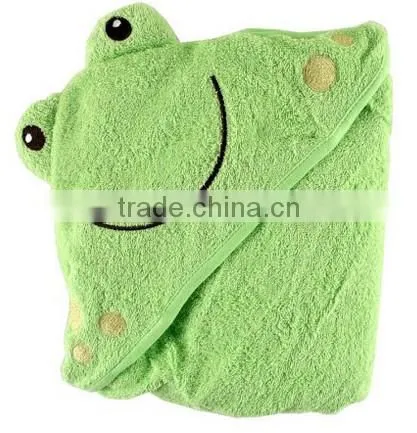 China supplier applique cotton terry security pattern animal head plush baby blanket