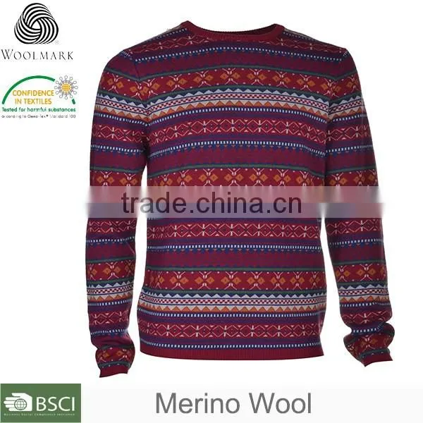 New arrives custom jacquard sweater design