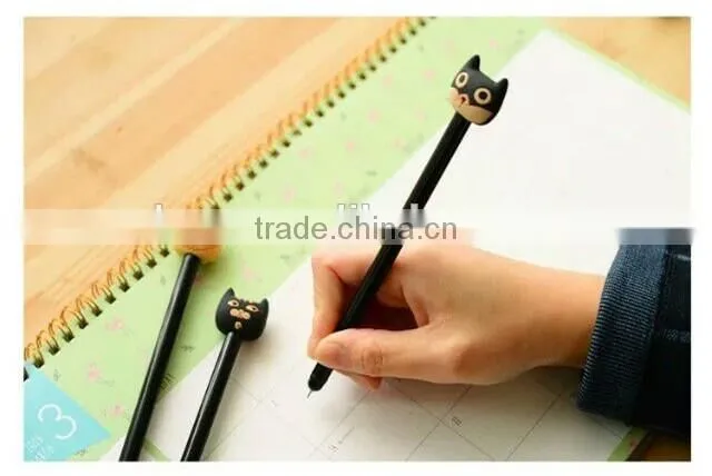 0.5mm ballpoint ball office & student pen plastic animal patterns cap