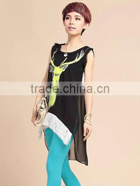 Summer Top Quality Front Short and Back Long Dresses