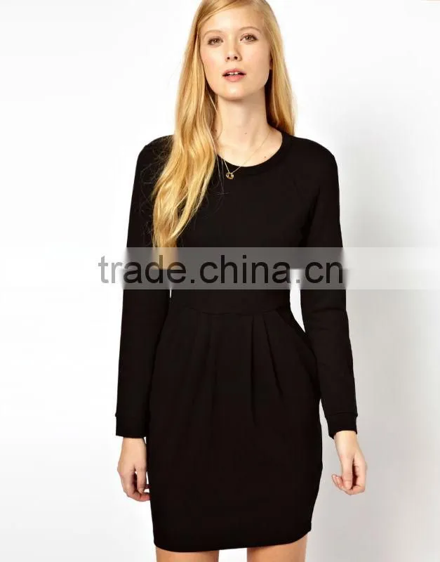 soft stretch jersey sweat dress