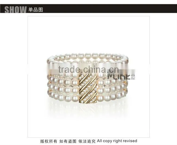 Fshion imitation pearl bracelet M3018