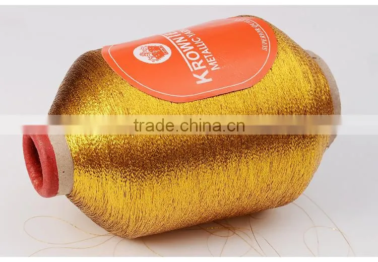 Gold color ST type lurex metallic yarn