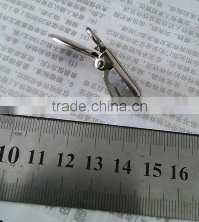 High Quality Round Face 1 inch Metal Suspender Clips Round Cover Clips for 2.5cm Webbing with PVC Protect Cushion