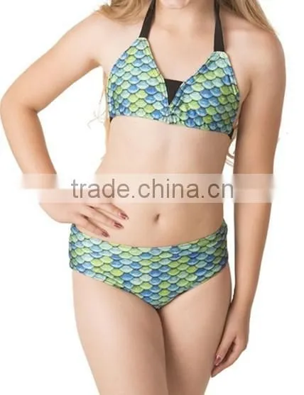 Children swimmable mermaid tail