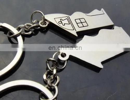 Fashion New Design High Quality Love House Keychain Couple Valentine's Day Gift