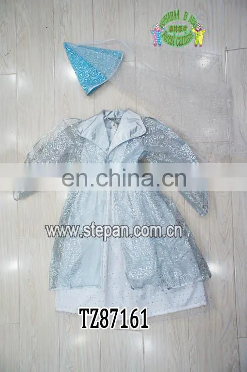 TZ87161 Dairy Queen Costume For Girls/New Year's costume for the Snow Maiden