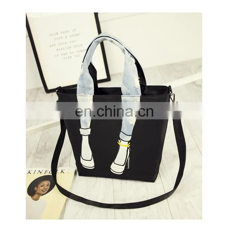 JL Bag17025 2017 Woman Bag Canvas Leisure Bag Modern Lady Bag