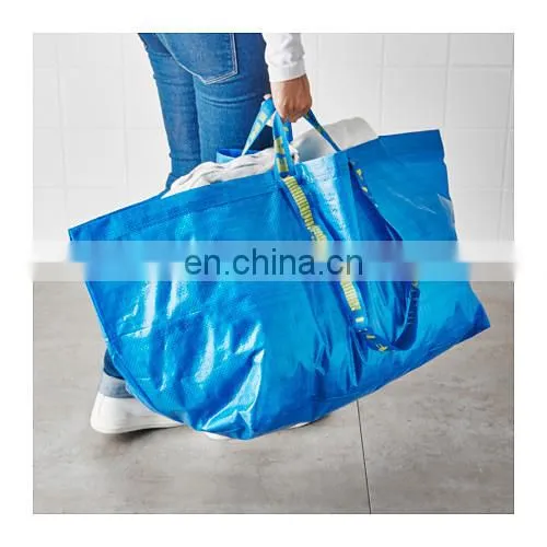 Wholesale 100% polypropylene large shopping bag carrier bag woven 2017