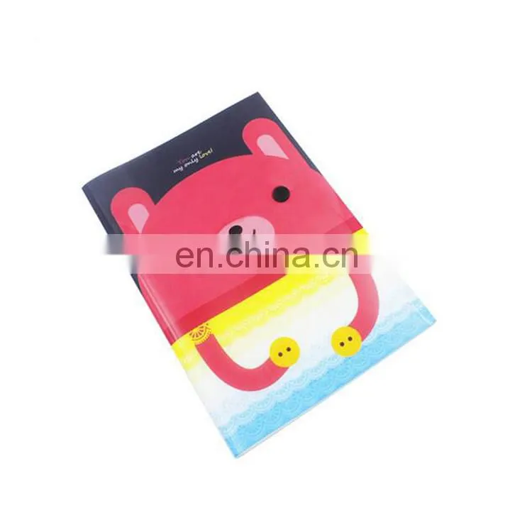 Promotional Custom Office/School Stationery Exercise Notebook With Coloring Plastic Cover