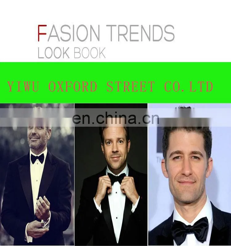 2014 fashion double-deck groom wedding pure color grid cheap bow tie for men latest design
