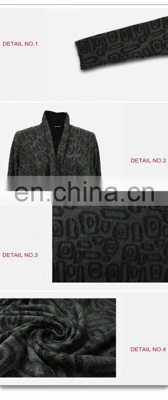 Wholesale Woman Ruffle Long Sleeve High Neck Knitted Cardigan 2016 Fashion Designs