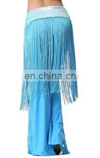 Shiny sequins egypt Belly dance fringe hip scarf Y-2042#