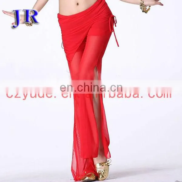 Sexy high quality net cloth Plus size belly dance pants for ladies K-4012#