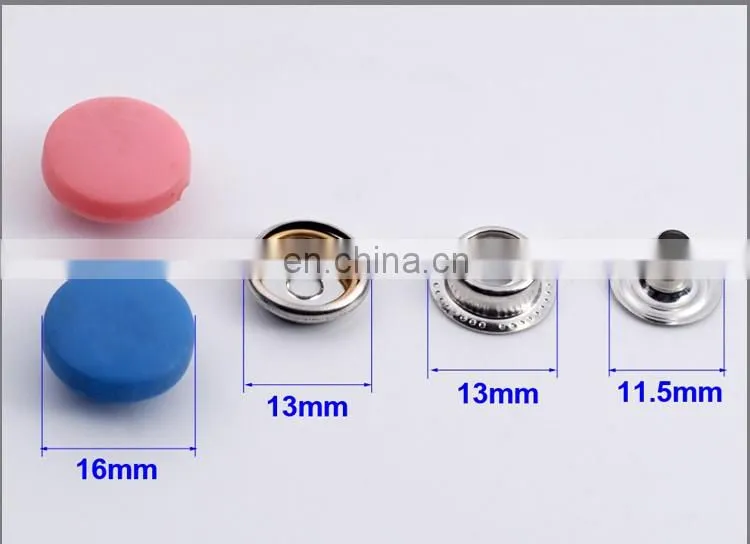 Round Plastic Nylon Cap Shank Snap Button for Coat BM10804