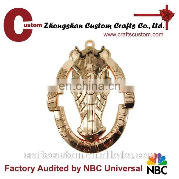 Promotional new products expert factory custom 3D design blank gold finish medal