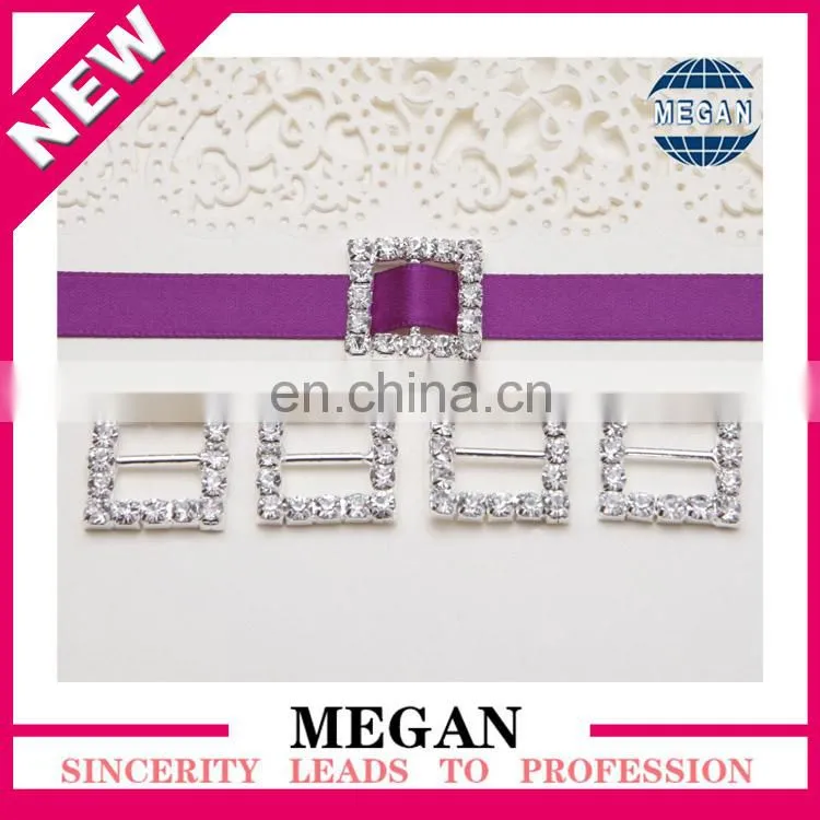 rhinestone buckle diamante crystal slider