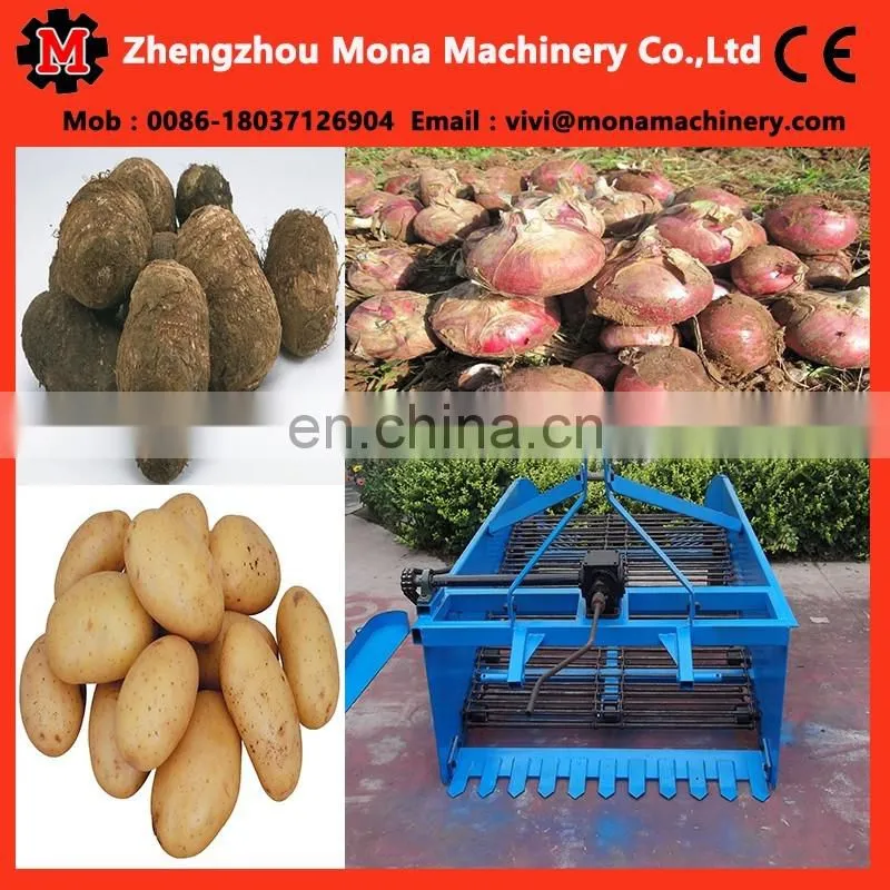 Small tractor mounted onion cassava sweet potato murphy carrot turmeric harvester