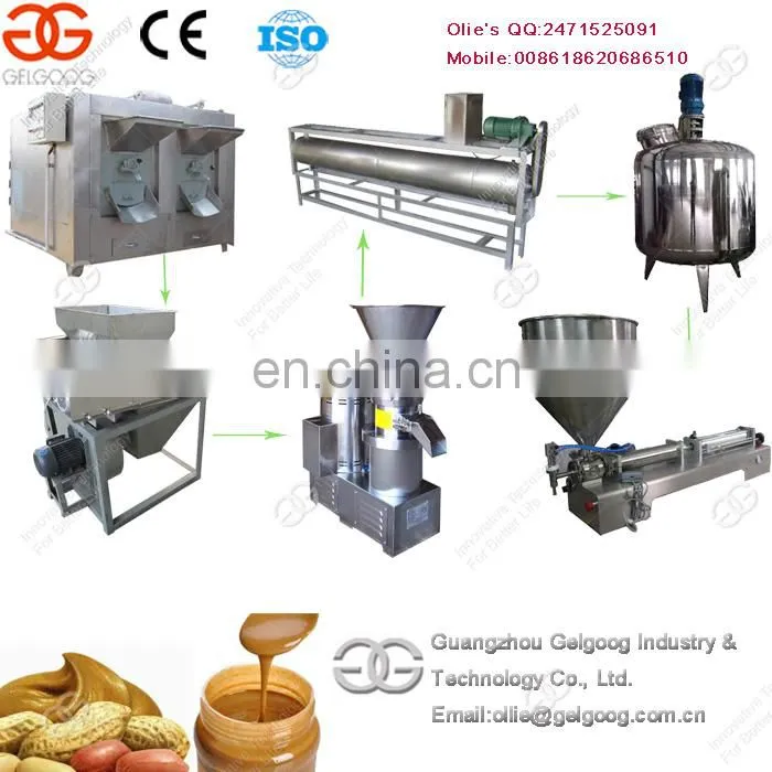 Food Standard High Efficiency Sesame Butter Paste Tomato Walnut Paste Making Machine Nut Butter Production Line