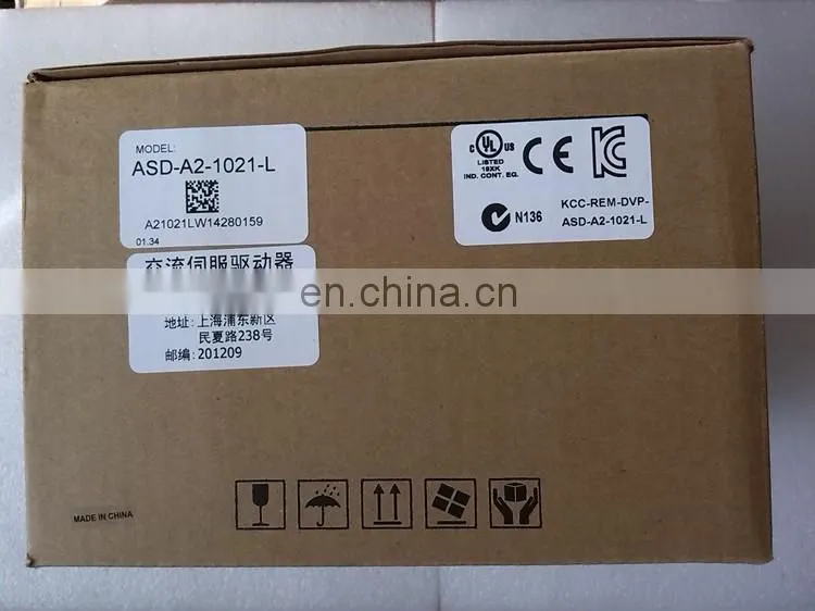 1kw 220v Delta A2 ac servo motor drive / driver ASD-A2-1021-L
