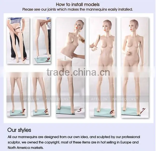 H1036 new hot realistic mannequin head