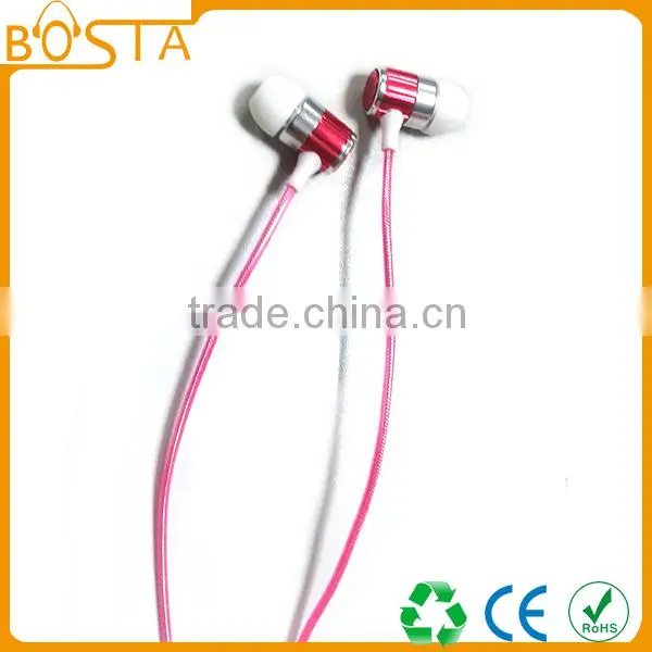 Full light 3.5mm Connectors and In-Ear glowing LED metal stylish fashion earbuds