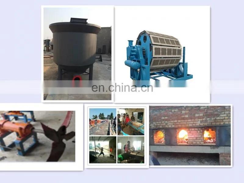 Egg tray production line (metallic drying)