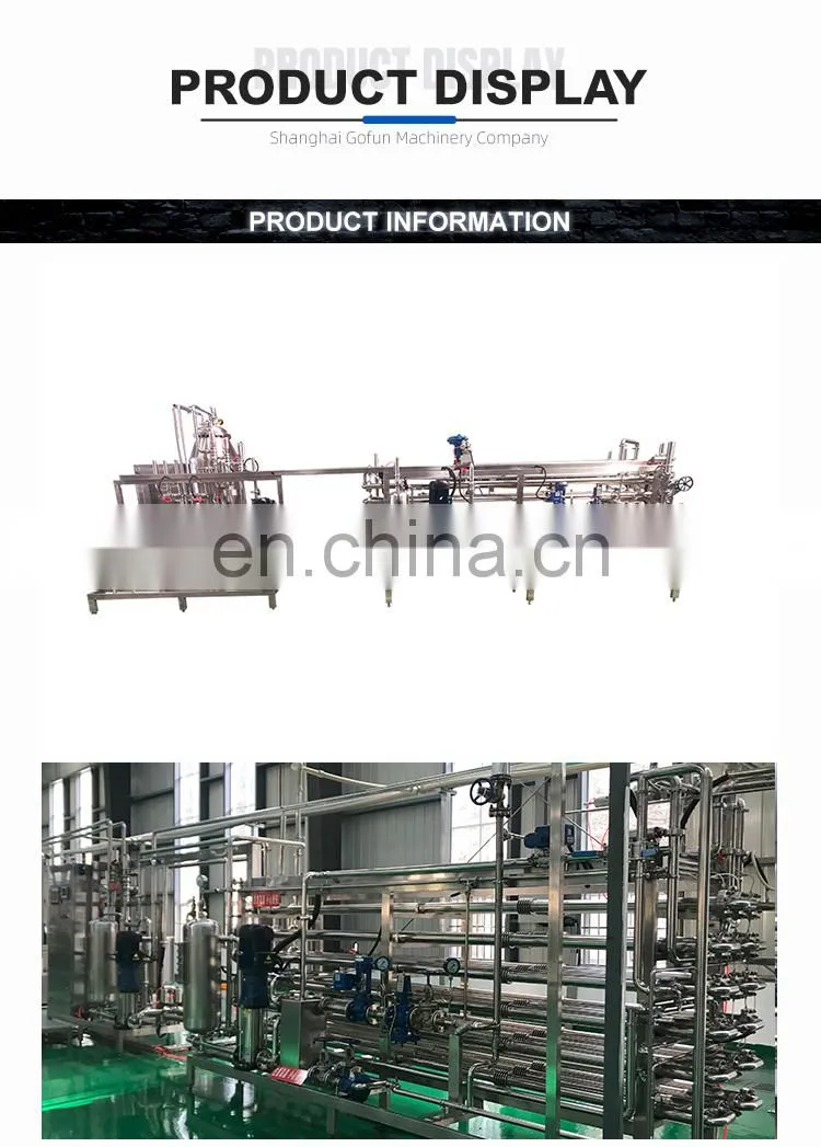 Automatic fruit and vegetable processing equipment uht tubular pasteurizer