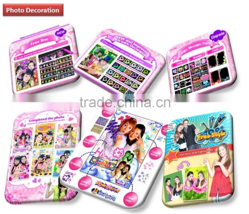 Vending Photo Booth With LCD Touch Screen To Take Photos