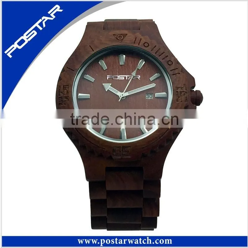 2016 New Design Unisex Vogue Handmade Wooden Watches