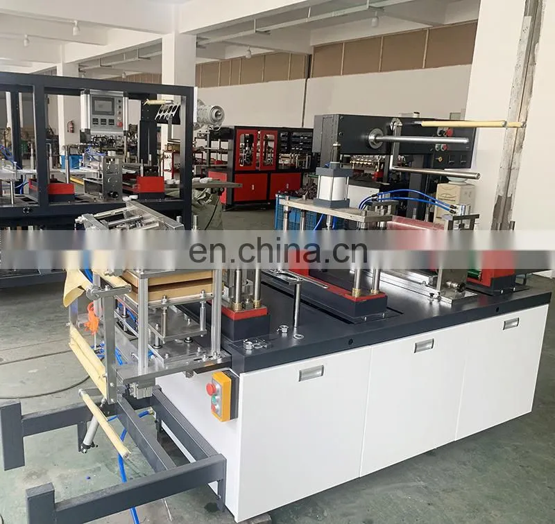 PCL420 Automatic plastic dissert blister tray vacuum forming machine, cold hot drink cup lid cover thermoforming equipment