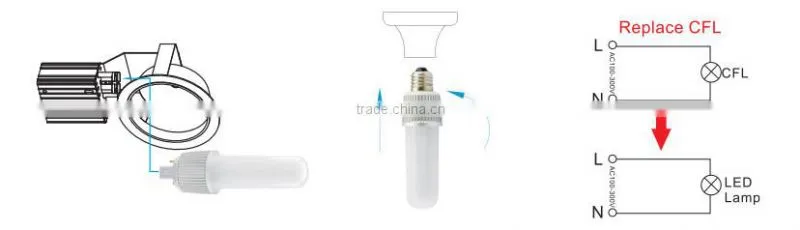 g24 led plug lamp for indoor lighting