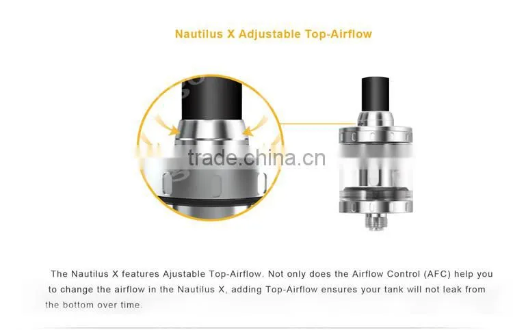 Elego Stock Offer Aspire Nautilus X Tank , Latest Aspire Nautilus X U-Tech Coil Tank With Leak Proof Design