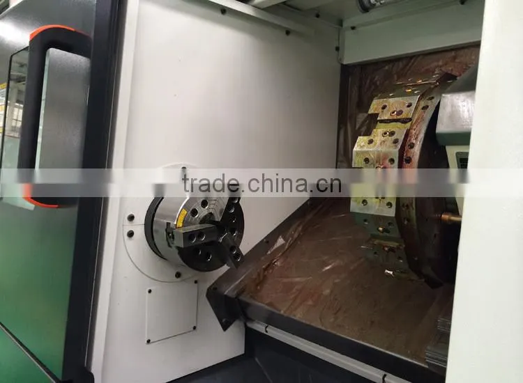 CNC turning center cnc slant bed lathe machine with hollow hydraulic chuck TSC45L