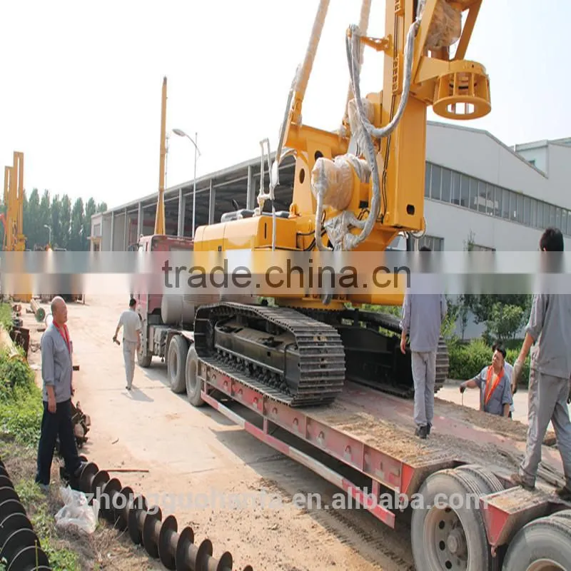 exported to Colombia 80 KN.M Torque bore piling machine HF856A with 56 Depth