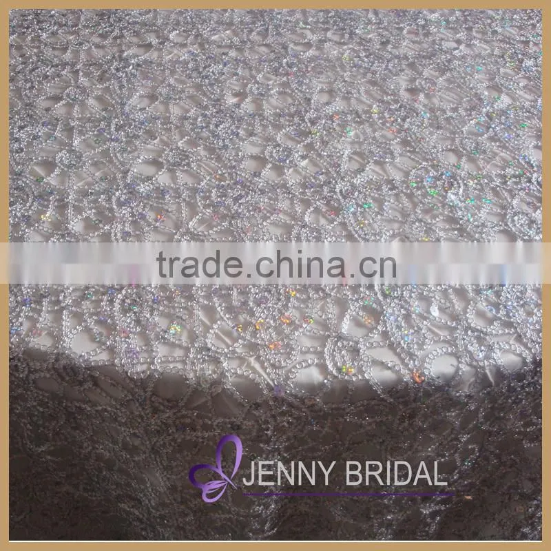 TL001A made-in china chemical lace cheap wedding table overlay