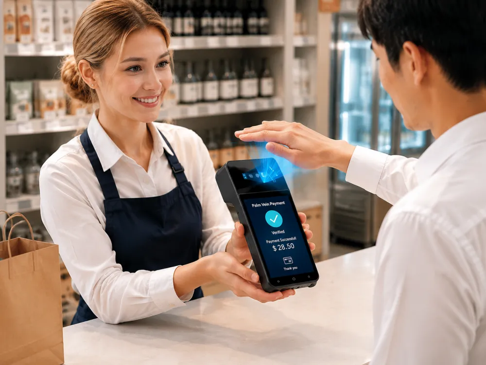 Paml vein POS Z92 for restaurant