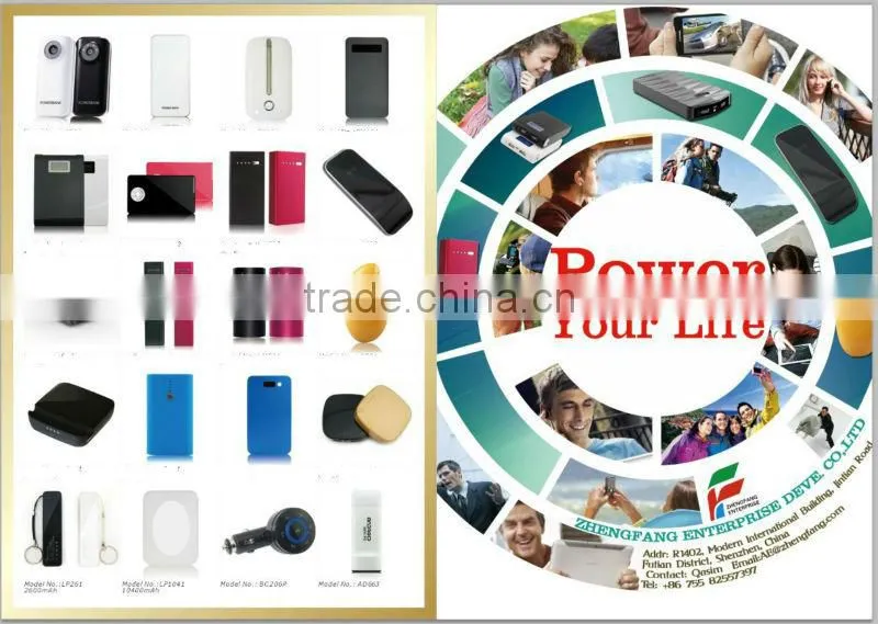 manufacturer customized 8000mah mobile solar charger/ solar power bank For Mobile Phone