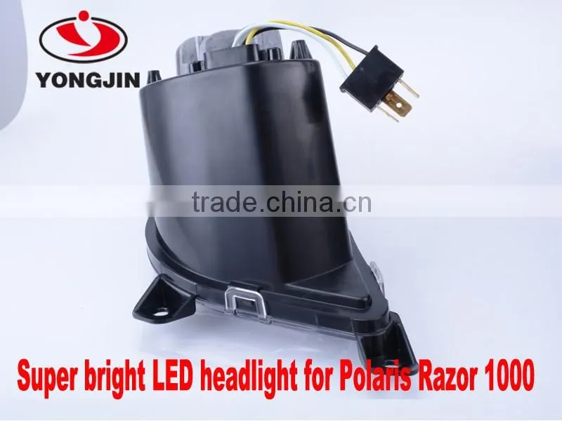 Best price LED Headlight for 2014 Polaries RZR XP 4 1000 EPS ATV UTV parts