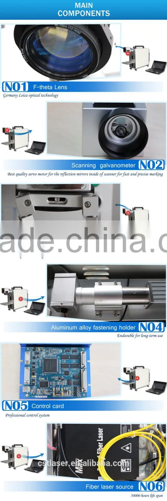 20 watts fiber laser marking machine