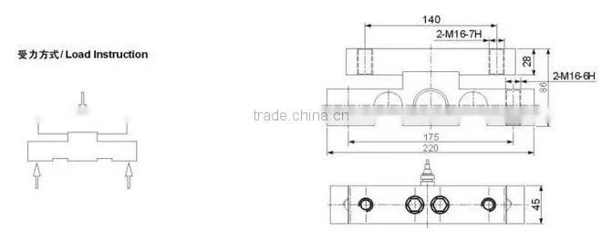 IP67 soil moisture sensor of bridge steel alloy