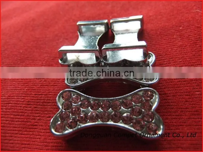 Produce 10 mm slide charm bone DIY zinc alloy accessories