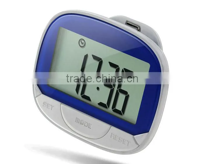 Pocket with belt clip calorie walk mate step counter