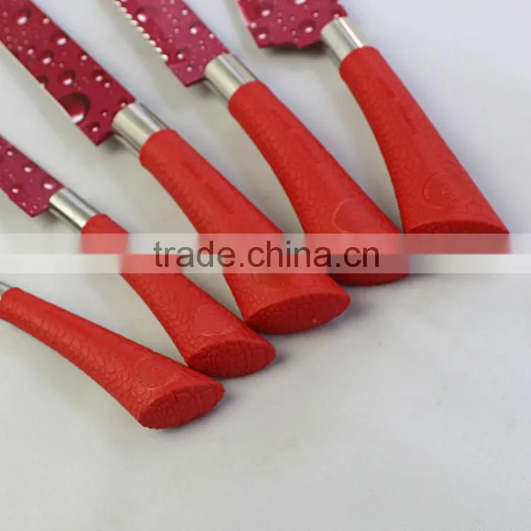 5pcs stainless steel flower printing knife