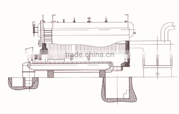 5 ton 6 ton Moving Grate boiler Coal Fired Steam Boiler