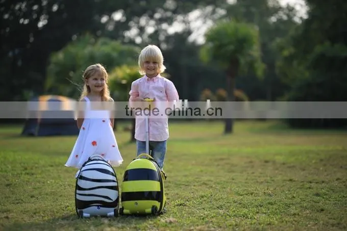 High quality remote control rc automatic children school trolley bags suitcase